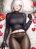 Fiona Frost Sexy Black Pantyhose - Spy X Family